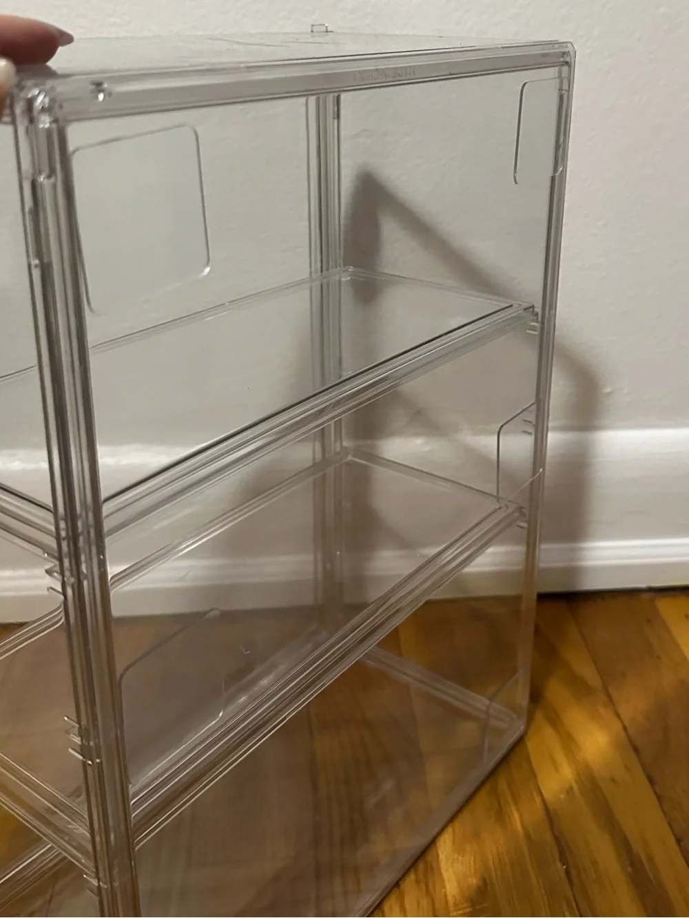 Clear Acrylic Wall Storage Shelf - Multi-Tier Organizer